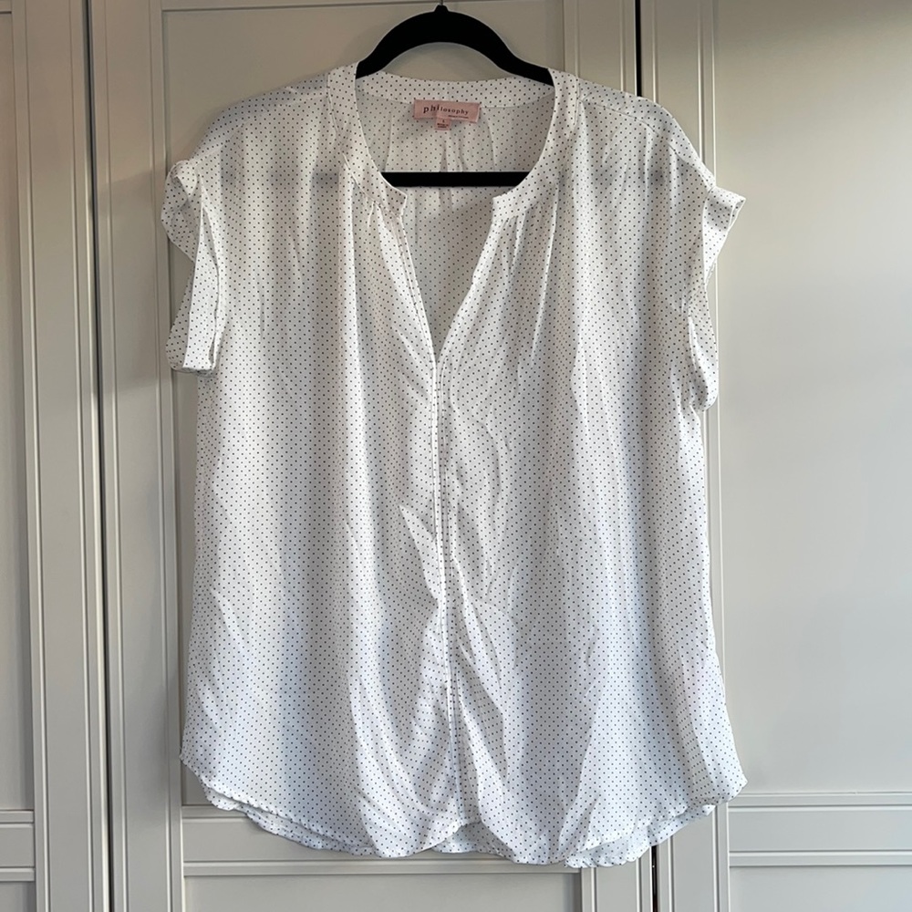 Philosophy Polka Dot Blouse